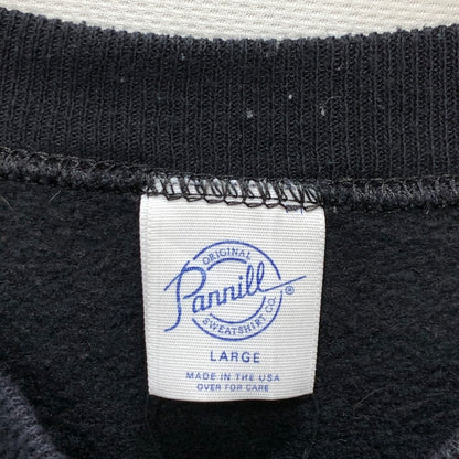 【中古品】【メンズ】 PANNILL 80s スウェット トップス アウター ブランド 古着 145-241123-gm-38-fuz サイズ：L カラー：ブラック 万代Net店