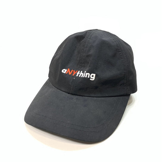 【中古品】【メンズ】 ANYTHING NYLON CAP キャップ 帽子 ブランド 185-241229-gm-11-fuz サイズ：FREE カラー：ブラック 万代Net店