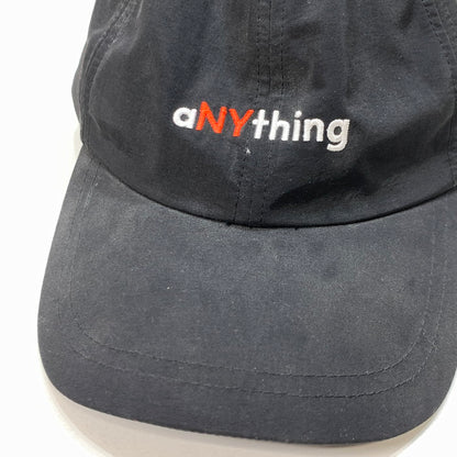 【中古品】【メンズ】 ANYTHING NYLON CAP キャップ 帽子 ブランド 185-241229-gm-11-fuz サイズ：FREE カラー：ブラック 万代Net店