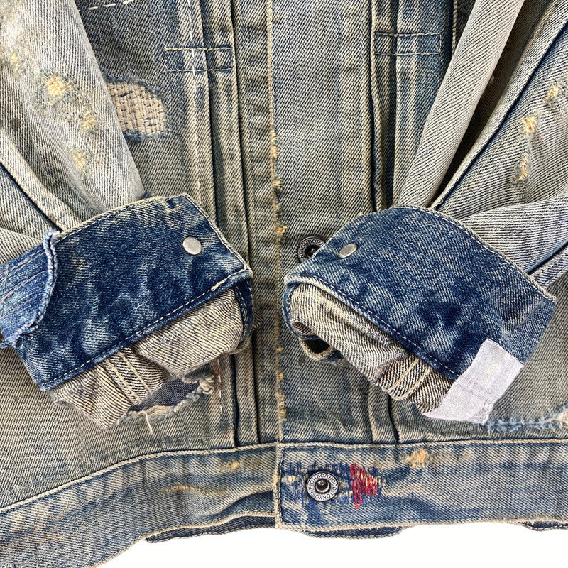 【中古美品】【メンズ】 NEIGHBORHOOD ネイバーフッド 241XBNH-JKM01 SAVAGE DENIM TYPE-1 JACKET デニム ジャケット アウター 142-241015-mh-4-fuz サイズ：S カラー：インディゴ 万代Net店