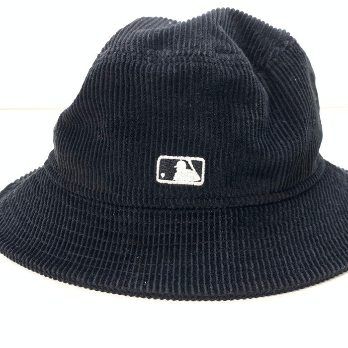 【中古品】【メンズ】 NEW ERA ニューエラ コーデュロイバケットハット ホワイトソックス ブランド 帽子 185-241027-gm-11-fuz サイズ：約56cm カラー：ブラック 万代Net店