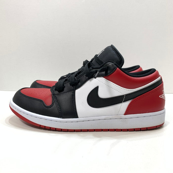 【中古品】【メンズ】 NIKE ナイキ 553558-612 AIR JORDAN 1LOW BREDTOE エアジョーダン 1 ロー シューズ 靴 スニーカー 160-241123-gm-10-fuz サイズ：29cm カラー：レッド ブラック ホワイト 万代Net店