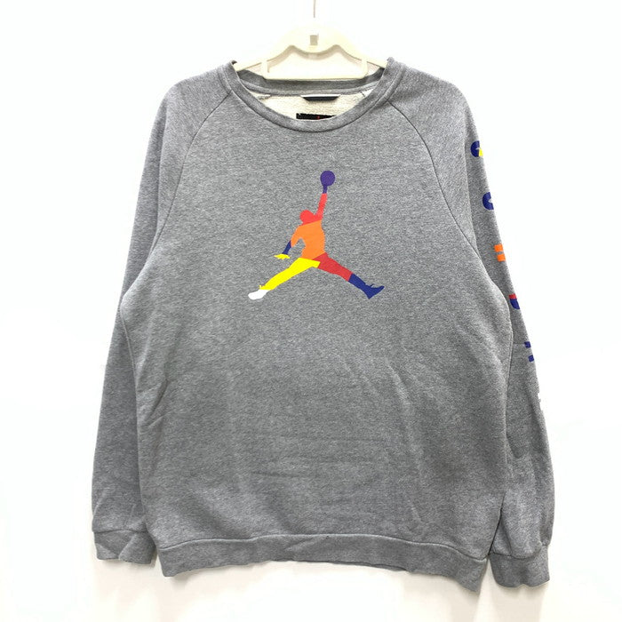 【中古品】【メンズ】 JUMPMAN スウェット トップス アウター ブランド 古着 148-250104-gm-19-fuz サイズ：L カラー：グレー 万代Net店