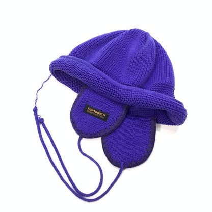 【中古品】【メンズ】 TIGHTBOOTH PRODUCITON BOMBER BEANIE ビーニー ニットキャップ ブランド 帽子 185-241019-gm-21-fuz サイズ：FREE カラー：パープル 万代Net店