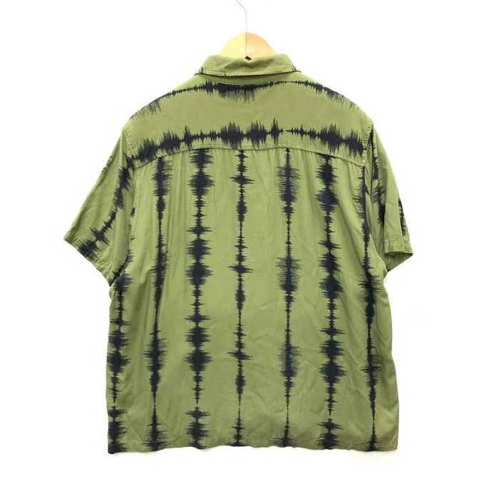【中古品】【メンズ】 HUF ハフ SEISMOGRAM S/S RESORT SHIRT 半袖シャツ トップス ブランド 古着 142-241102-gm-39-fuz サイズ：M カラー：グリーン 万代Net店