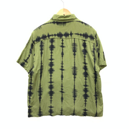 【中古品】【メンズ】 HUF ハフ SEISMOGRAM S/S RESORT SHIRT 半袖シャツ トップス ブランド 古着 142-241102-gm-39-fuz サイズ：M カラー：グリーン 万代Net店