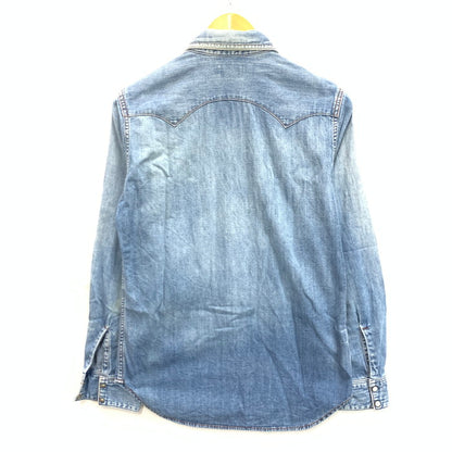 【中古品】【メンズ】 BLUE BLUE ウエスタンデニムシャツ 長袖シャツ トップス ブランド 古着 145-241110-gm-15-fuz サイズ：2 カラー：インディゴ 万代Net店