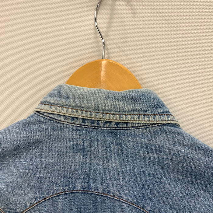 【中古品】【メンズ】 BLUE BLUE ウエスタンデニムシャツ 長袖シャツ トップス ブランド 古着 145-241110-gm-15-fuz サイズ：2 カラー：インディゴ 万代Net店