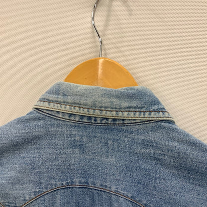 【中古品】【メンズ】 BLUE BLUE ウエスタンデニムシャツ 長袖シャツ トップス ブランド 古着 145-241110-gm-15-fuz サイズ：2 カラー：インディゴ 万代Net店