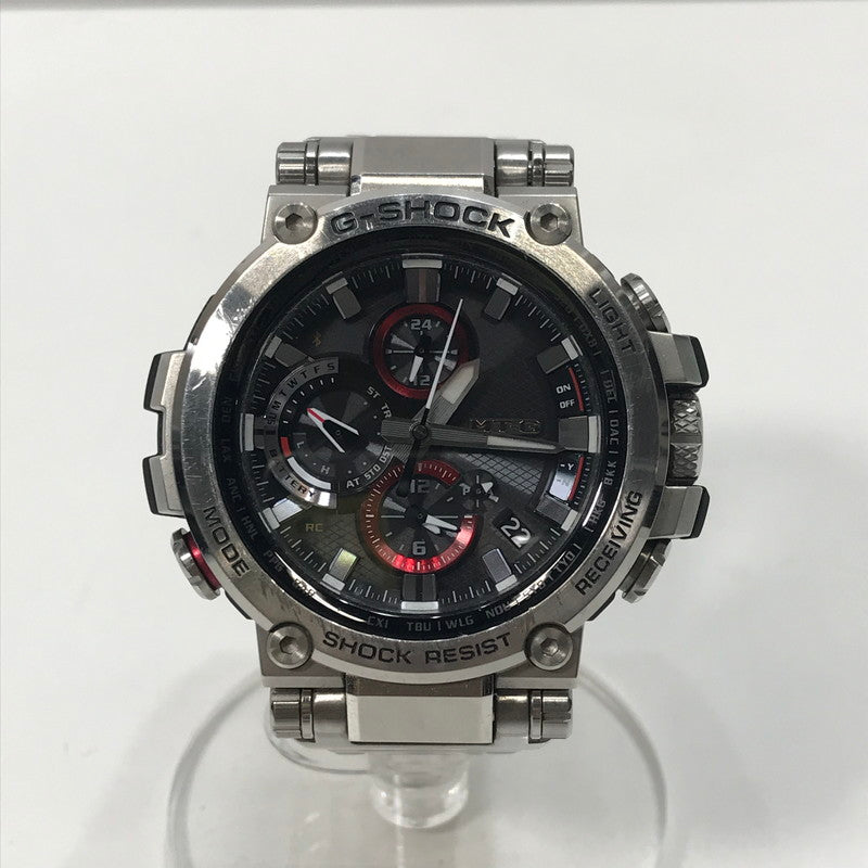 【中古品】【メンズ】 CASIO カシオ G-SHOCK ジーショック MTG-B1000D-1AJF 腕時計 箱付き ソーラー電波 Bluetooth ブルートゥース 196-241022-mh-4-fuz カラー：シルバー 万代Net店