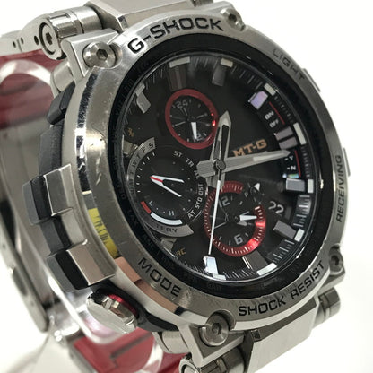 【中古品】【メンズ】 CASIO カシオ G-SHOCK ジーショック MTG-B1000D-1AJF 腕時計 箱付き ソーラー電波 Bluetooth ブルートゥース 196-241022-mh-4-fuz カラー：シルバー 万代Net店