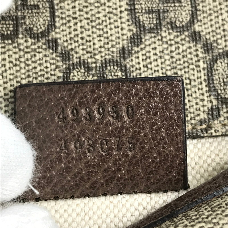 【中古品】【メンズ/レディース】 グッチ 493930 GGスプリーム ベルトバッグ ウエストバッグ ボディバッグ 180-241025-mh-9-fuz カラー：ベージュ 万代Net店