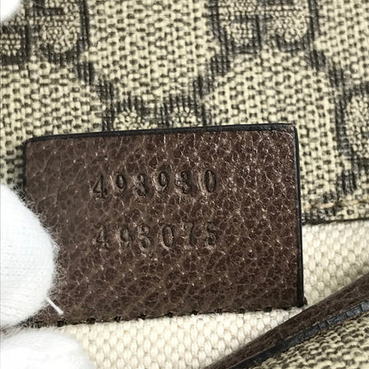 【中古品】【メンズ/レディース】 グッチ 493930 GGスプリーム ベルトバッグ ウエストバッグ ボディバッグ 180-241025-mh-9-fuz カラー：ベージュ 万代Net店