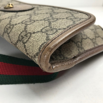 【中古品】【メンズ/レディース】 グッチ 493930 GGスプリーム ベルトバッグ ウエストバッグ ボディバッグ 180-241025-mh-9-fuz カラー：ベージュ 万代Net店