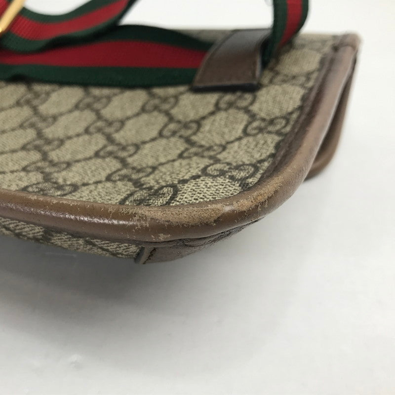 【中古品】【メンズ/レディース】 GUCCI グッチ 493930 GGスプリーム ベルトバッグ ウエストバッグ ボディバッグ 180-241025-mh-9-fuz カラー：ベージュ 万代Net店