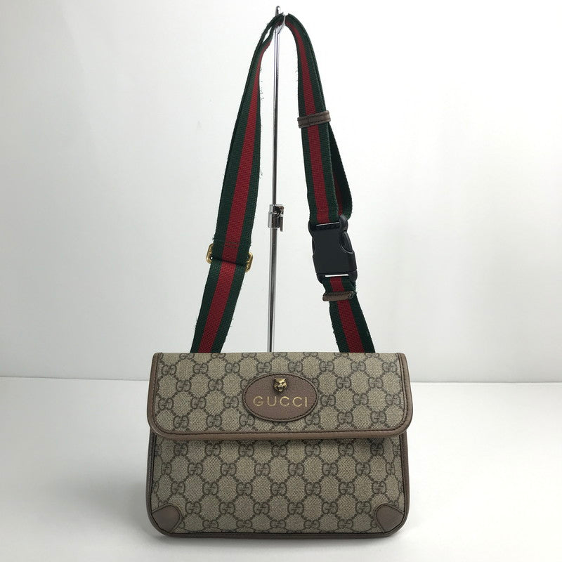 【中古品】【メンズ/レディース】 GUCCI グッチ 493930 GGスプリーム ベルトバッグ ウエストバッグ ボディバッグ 180-241025-mh-9-fuz カラー：ベージュ 万代Net店