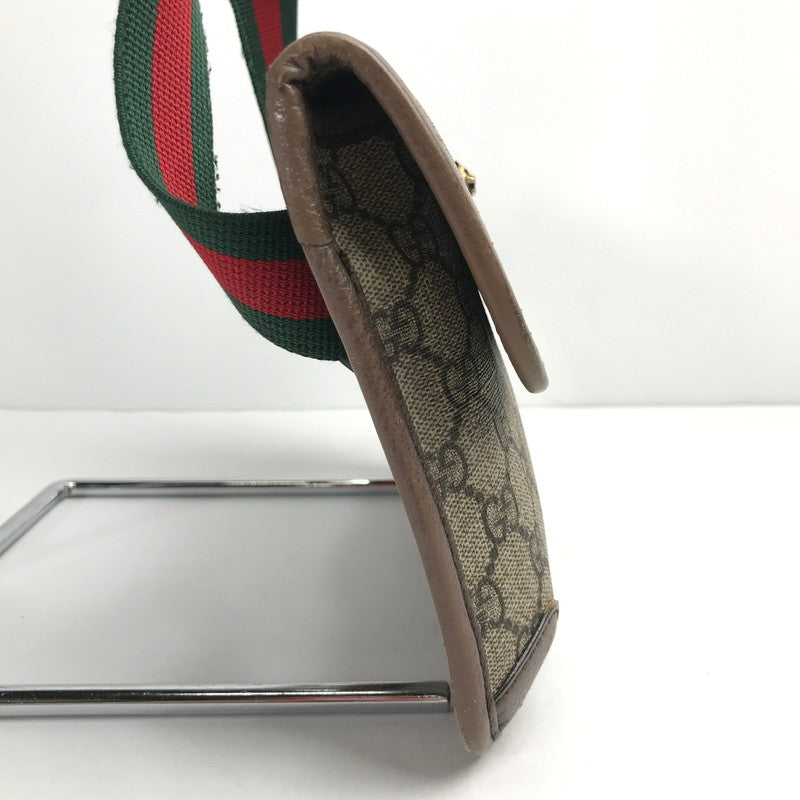 【中古品】【メンズ/レディース】 グッチ 493930 GGスプリーム ベルトバッグ ウエストバッグ ボディバッグ 180-241025-mh-9-fuz カラー：ベージュ 万代Net店