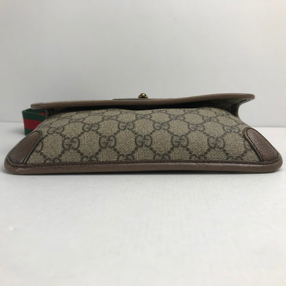 【中古品】【メンズ/レディース】 グッチ 493930 GGスプリーム ベルトバッグ ウエストバッグ ボディバッグ 180-241025-mh-9-fuz カラー：ベージュ 万代Net店