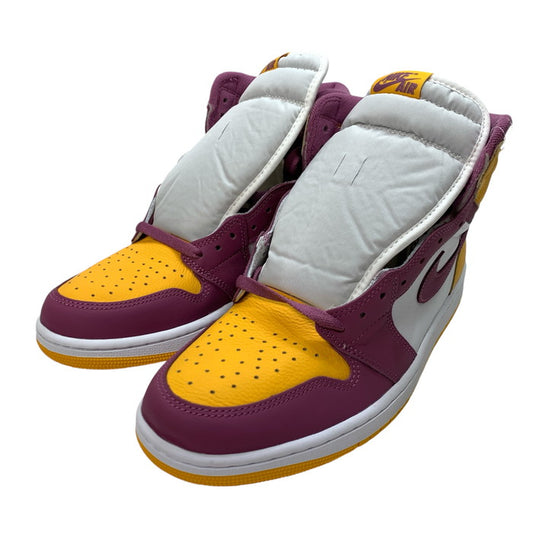 【中古美品】【メンズ】 NIKE ナイキ 555088-706 AIR JORDAN 1 HIGH OG ”BROTHERHOOD"" エアジョーダン 1 ハイ ブラザーフッド シューズ 靴 スニーカー 160-241207-gm-07-fuz サイズ：29cm カラー：イエロー ピンク ホワイト 万代Net店