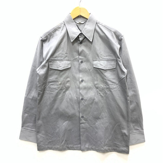 【中古品】【メンズ】 SANFORIZED 長袖シャツ トップス ブランド 古着 145-250111-gm-16-fuz サイズ：不明 カラー：グレー 万代Net店