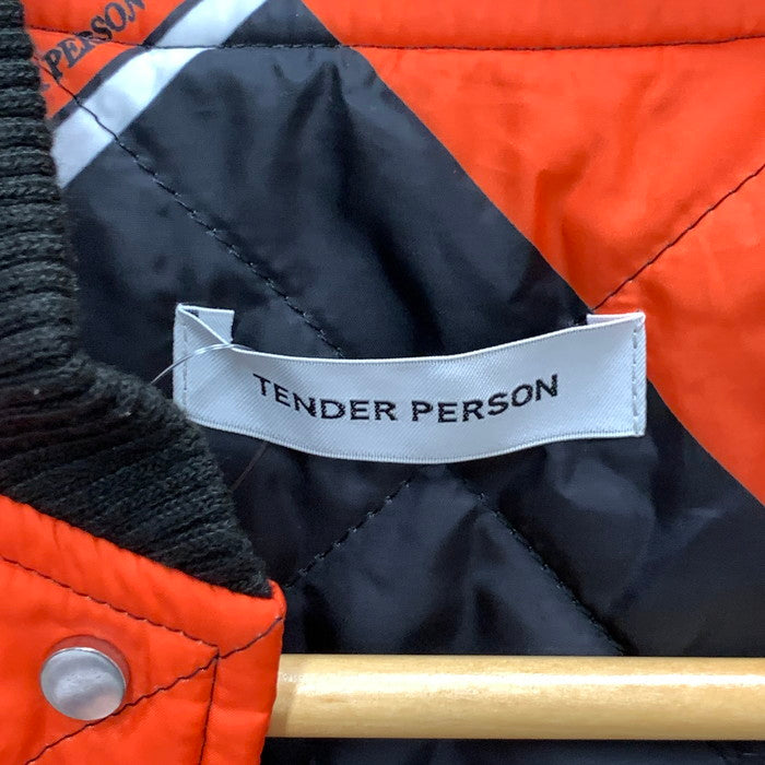 【中古品】【メンズ】 TENDER PERSON SC-OU-4217-A QUILTING MA-1 21AW ジャケット アウター ブランド 古着 140-241027-gm-16-fuz サイズ：3 カラー：オレンジ 万代Net店