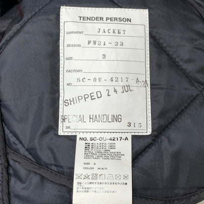 【中古品】【メンズ】 TENDER PERSON SC-OU-4217-A QUILTING MA-1 21AW ジャケット アウター ブランド 古着 140-241027-gm-16-fuz サイズ：3 カラー：オレンジ 万代Net店