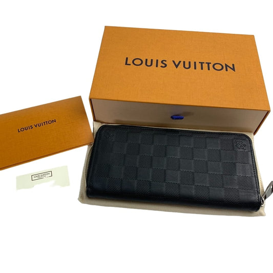 【中古品】【メンズ】 LOUIS VUITTON ルイ・ヴィトン N63548 ダミエ アンフィニ ジッピーウォレット 179-241026-st-10-fuz カラー：ブラック 万代Net店