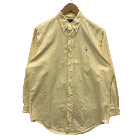 【中古品】【メンズ】 Polo by Ralph Lauren ポロバイラルフローレン 長袖シャツ トップス ブランド 古着 145-241103-gm-34-fuz サイズ：40-82 カラー：イエロー 万代Net店