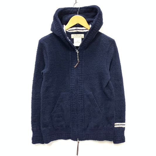 【中古品】【メンズ】 REMI RELIEF レミレリーフ FLEECE ZIP UP HOODIE フリースパーカー トップス ブランド 古着 140-241027-gm-15-fuz サイズ：S カラー：ネイビー 万代Net店