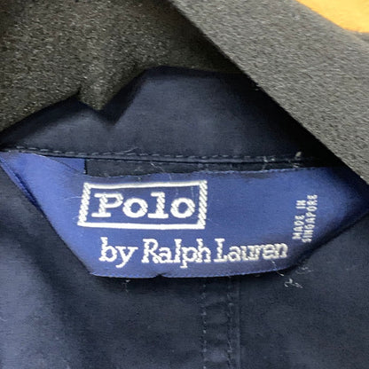 【中古品】【メンズ】 POLO RALPH LAUREN ポロ・ラルフローレン ショートトレンチコート アウター ブランド 古着 145-241231-gm-34-fuz サイズ：S カラー：ネイビー 万代Net店