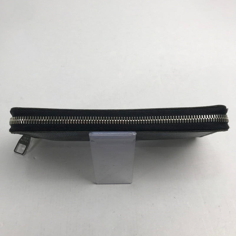 【中古品】【メンズ】 LOUIS VUITTON ルイ・ヴィトン N60078 ダミエ グラフィット ストライプ ジッピーウォレット ヴェルティカル 札入れ 小銭入れ ラウンドファスナー 長財布  179-241028-mh-8-fuz カラー：ブラック 万代Net店