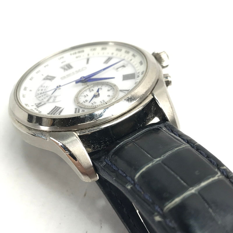 【中古品】【メンズ】 SEIKO セイコー 8B63-0AY0 ブライツ ブライツ ソーラー電波 腕時計  197-241028-mh-6-fuz カラー：ホワイト 万代Net店