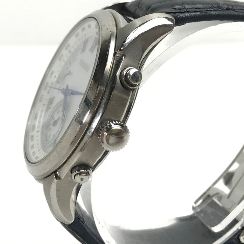 【中古品】【メンズ】 SEIKO セイコー 8B63-0AY0 ブライツ ブライツ ソーラー電波 腕時計  197-241028-mh-6-fuz カラー：ホワイト 万代Net店