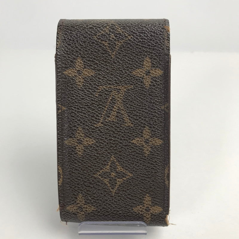 【中古品】【メンズ/レディース】 LOUIS VUITTON ルイ・ヴィトン M63024 エテュイ モノグラム シガレット ケース  179-241101-mh-3-fuz カラー：ブラウン 万代Net店