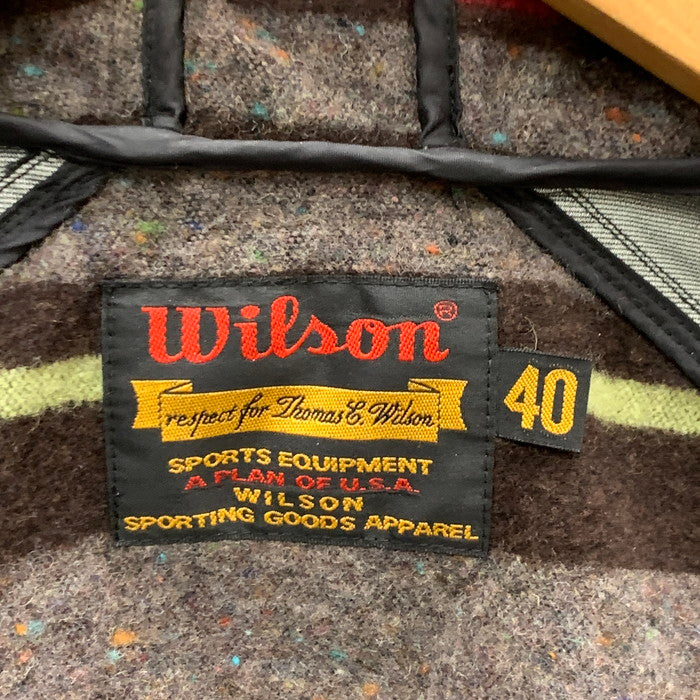 【中古品】【メンズ】 wilson ウィルソン ジャケット アウター ブランド 古着 145-241103-gm-38-fuz サイズ：40 カラー：ブラック 万代Net店