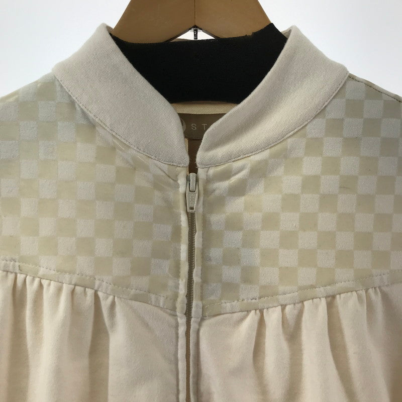 【中古品】【レディース】 STUSSY ステューシー ジャケット アウター 上着 ホワイト レディース Lサイズ 汚れあり 169-260404-io-23-fuzh 万代Net店