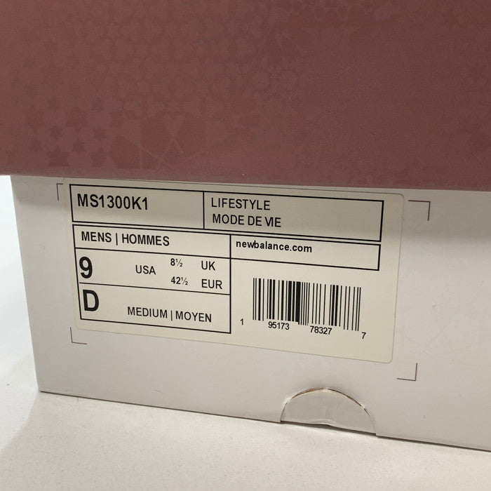 【中古品】【メンズ】 NEW BALANCE ニューバランス KITH RONNIE FIEG MS1300K1 RC1300 10TH ANNIVERSARY ”ELEPHANT SKIN” シューズ 靴 スニーカー 162-241102-gm-22-fuz サイズ：27cm カラー：グレー 万代Net店