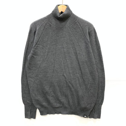 【中古品】【メンズ】 THE NORTH FACE ザ・ノースフェイス グローブフィットハイネックニット トップス ブランド 古着 144-241103-gm-23-fuz サイズ：M カラー：チャコール 万代Net店