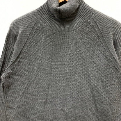 【中古品】【メンズ】 THE NORTH FACE ザ・ノースフェイス グローブフィットハイネックニット トップス ブランド 古着 144-241103-gm-23-fuz サイズ：M カラー：チャコール 万代Net店