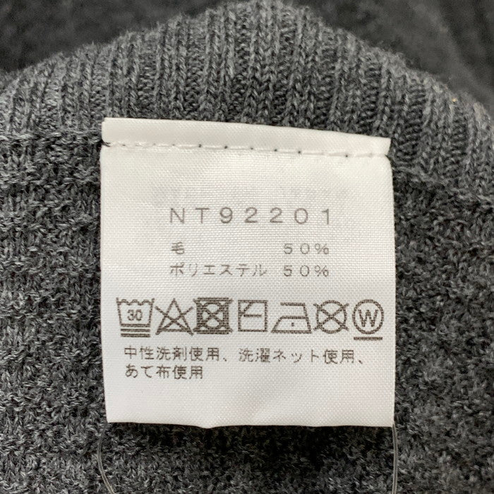【中古品】【メンズ】 THE NORTH FACE ザ・ノースフェイス グローブフィットハイネックニット トップス ブランド 古着 144-241103-gm-23-fuz サイズ：M カラー：チャコール 万代Net店