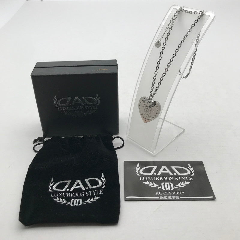 【中古品】【レディース】 D.A.D LUXURIOUS ハートネックレス SS316L 箱・保存袋付属 アクセサリー ※キズ・スレあり・箱に傷みあり 193-260804-IO-01-fuzh 万代Net店