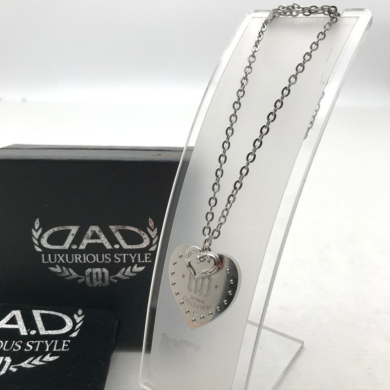 【中古品】【レディース】 D.A.D LUXURIOUS ハートネックレス SS316L 箱・保存袋付属 アクセサリー ※キズ・スレあり・箱に傷みあり 193-260804-IO-01-fuzh 万代Net店