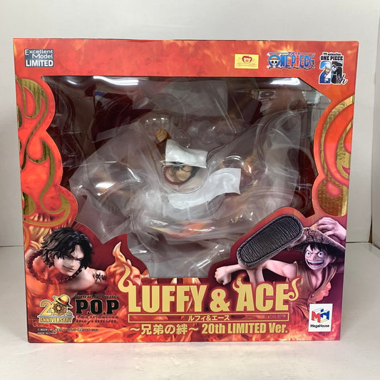 【中古美品】 未開封 Portrait.Of.Pirates ONE PEACE ワンピース “NEO-MAXIMUM” ルフィ＆エース ～兄弟の絆～ 20th LIMITED Ver. フィギュア おもちゃ 047-260222-mh-07-fuz 万代Net店
