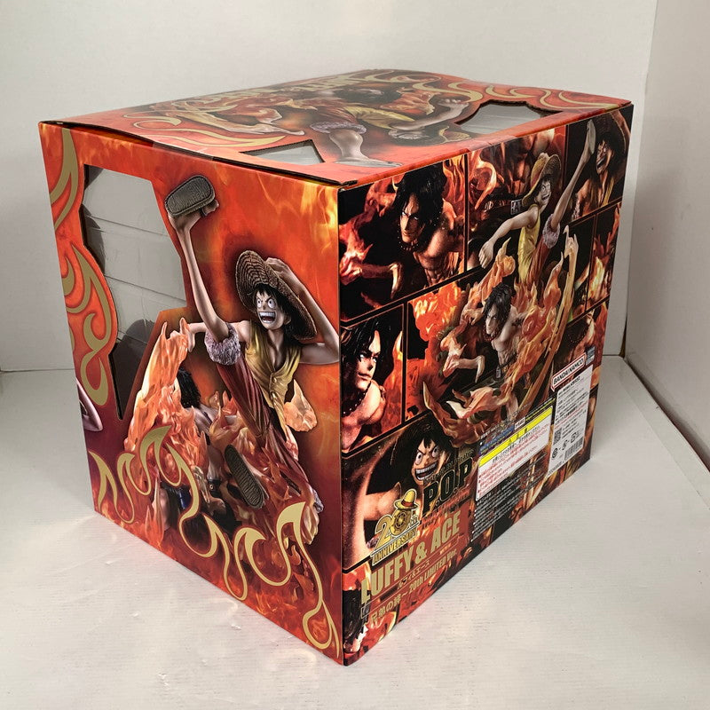 【中古美品】 未開封 Portrait.Of.Pirates ONE PEACE ワンピース “NEO-MAXIMUM” ルフィ＆エース ～兄弟の絆～ 20th LIMITED Ver. フィギュア おもちゃ 047-260222-mh-07-fuz 万代Net店
