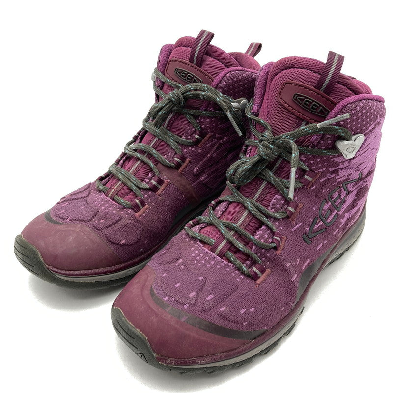 【中古品】【レディース】 KEEN キーン 1021182 TERRADORA EVO MID テラドーラ エヴォ ミッド スニーカー 靴 162-260929-vt-86-fuzh サイズ：22.5cm カラー：パープル 万代Net店