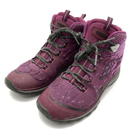 【中古品】【レディース】 KEEN キーン 1021182 TERRADORA EVO MID テラドーラ エヴォ ミッド スニーカー 靴 162-260929-vt-86-fuzh サイズ：22.5cm カラー：パープル 万代Net店