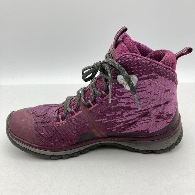 【中古品】【レディース】 KEEN キーン 1021182 TERRADORA EVO MID テラドーラ エヴォ ミッド スニーカー 靴 162-260929-vt-86-fuzh サイズ：22.5cm カラー：パープル 万代Net店