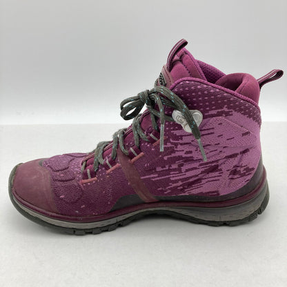 【中古品】【レディース】 KEEN キーン 1021182 TERRADORA EVO MID テラドーラ エヴォ ミッド スニーカー 靴 162-260929-vt-86-fuzh サイズ：22.5cm カラー：パープル 万代Net店