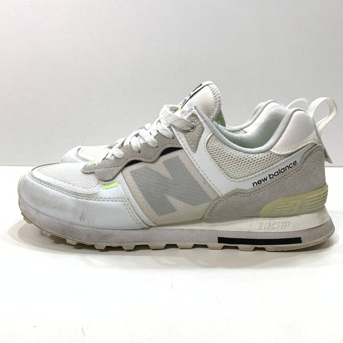 【中古品】【メンズ】 NEW BALANCE ニューバランス ML574IDE スニーカー シューズ 靴 162-241226-gm-12-fuz サイズ：27.5cm カラー：ホワイト 万代Net店