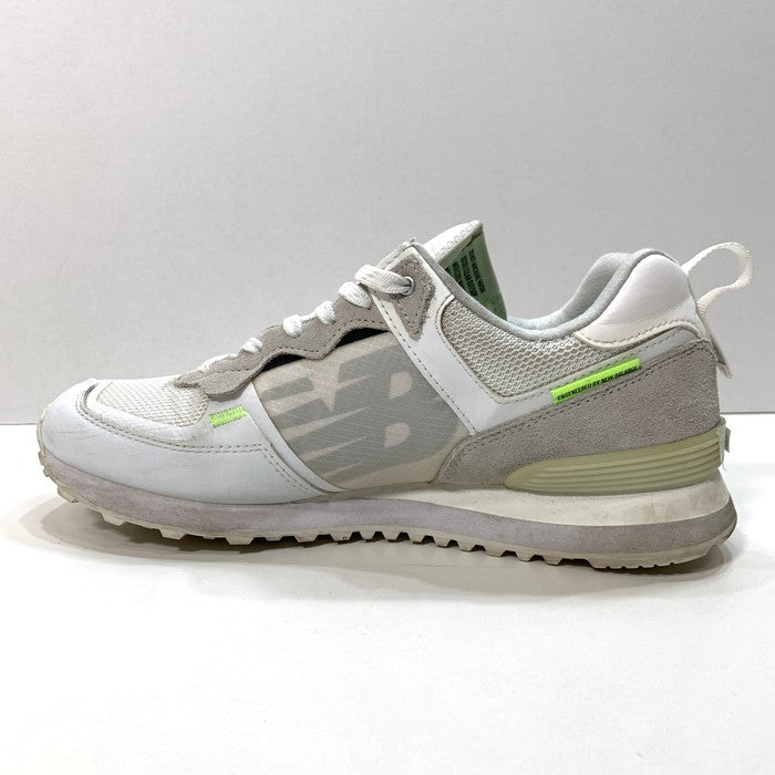 【中古品】【メンズ】 NEW BALANCE ニューバランス ML574IDE スニーカー シューズ 靴 162-241226-gm-12-fuz サイズ：27.5cm カラー：ホワイト 万代Net店